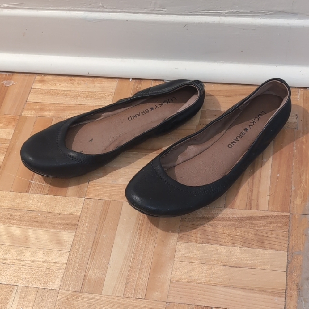 Lucky Brand Emmie Leather Shoes Size 7M